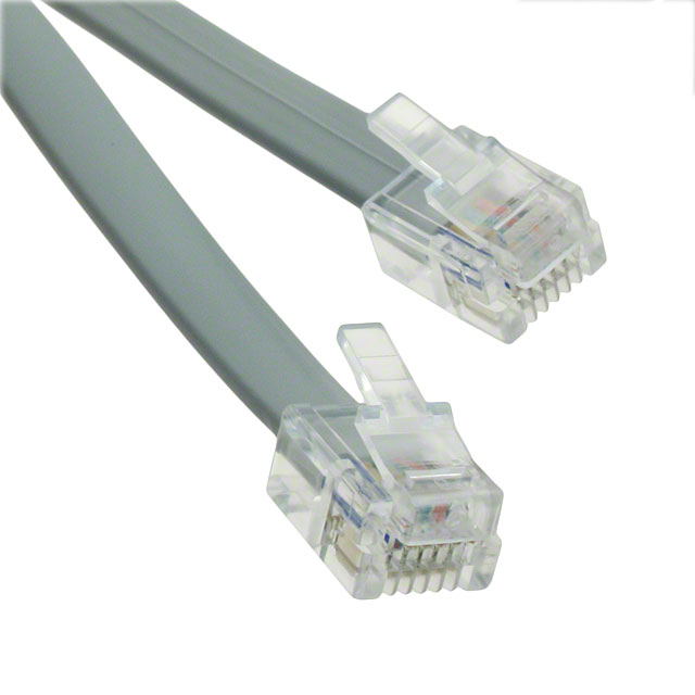 【AT-S-26-6/6/S-7/R】CABLE MOD 6P6C PLUG TO PLUG 7'